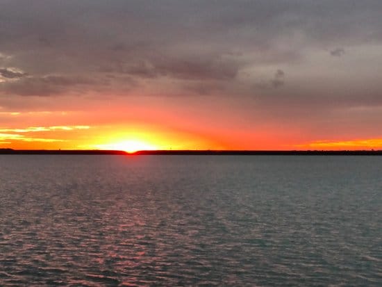 Lago da Itaipu, em Foz do Iguaçu, no Paraná