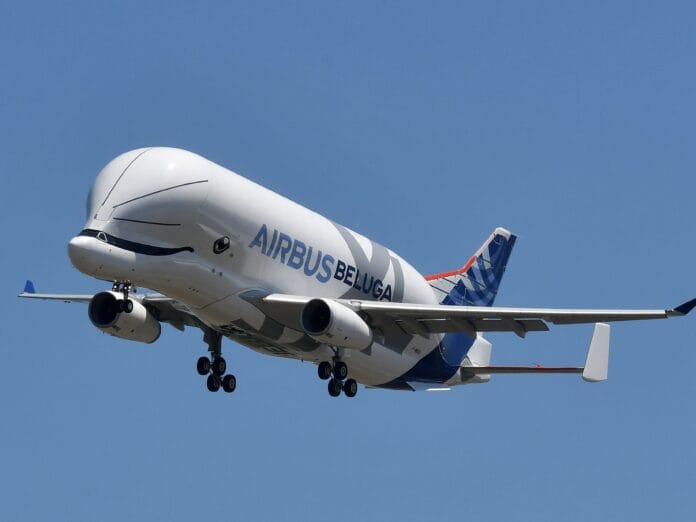 Avião Beluga vai pousar no Brasi