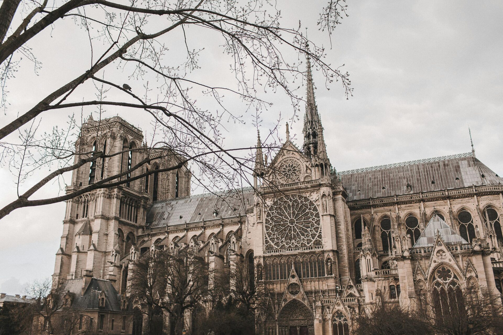 Catedral de Notre-Dame em Paris, França.