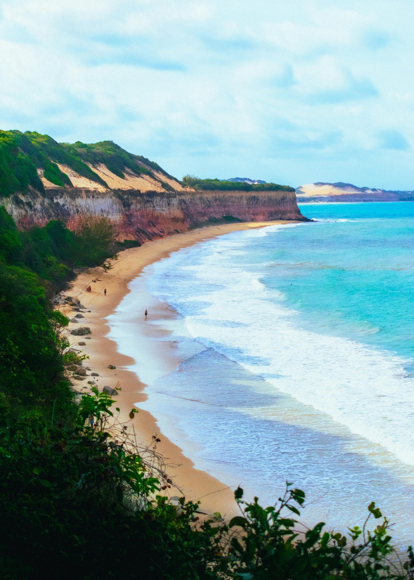 Praia do Amor, no Rio Grande do Norte: uma das praias mais bonitas do Brasil.