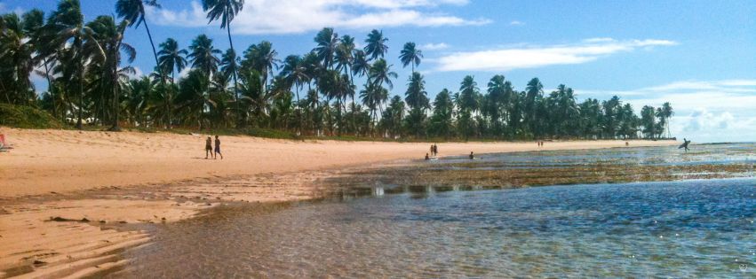 Praia do Forte, em Mata de São João (Bahia). Uma das praias mais bonitas do Brasil.