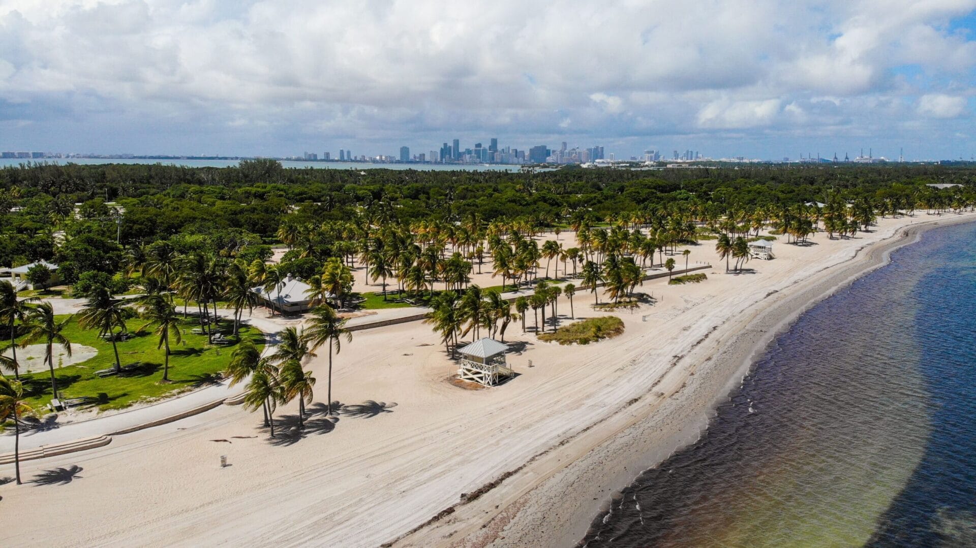 Melhores praias de Miami: Crandon Park