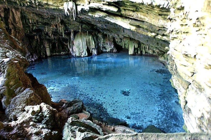 Gruta da Lagoa Azul, no Mato Grosso