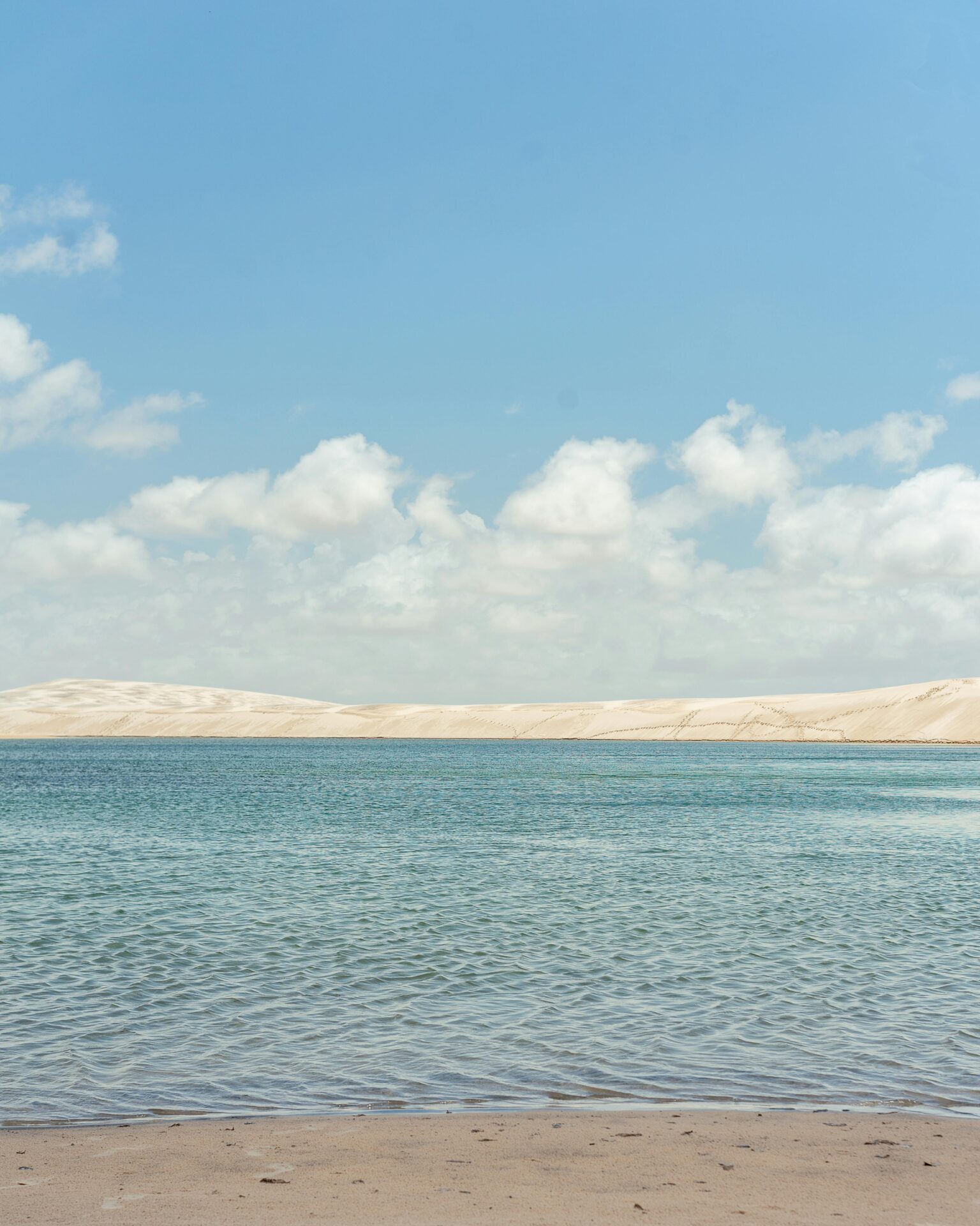 Praia do Caburé, no Maranhão, Nordeste.