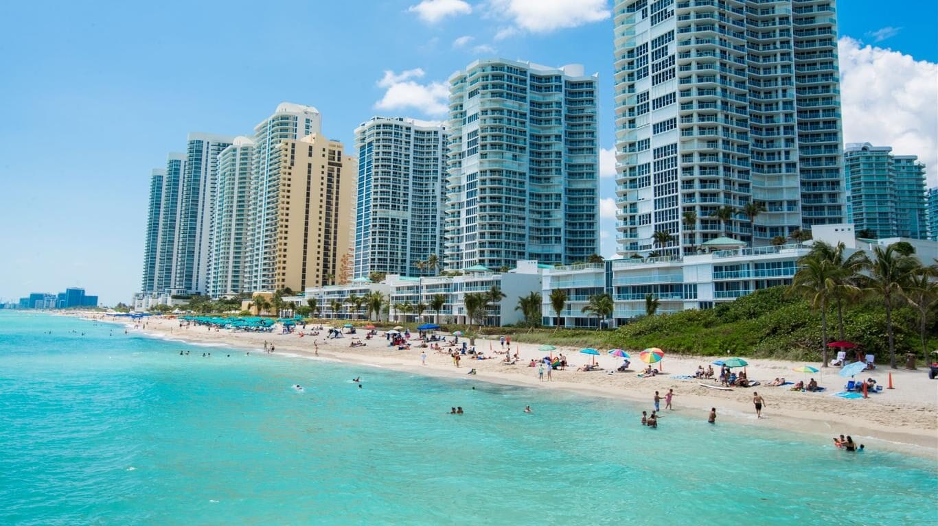 Melhores praias de Miami: Sunny Isles