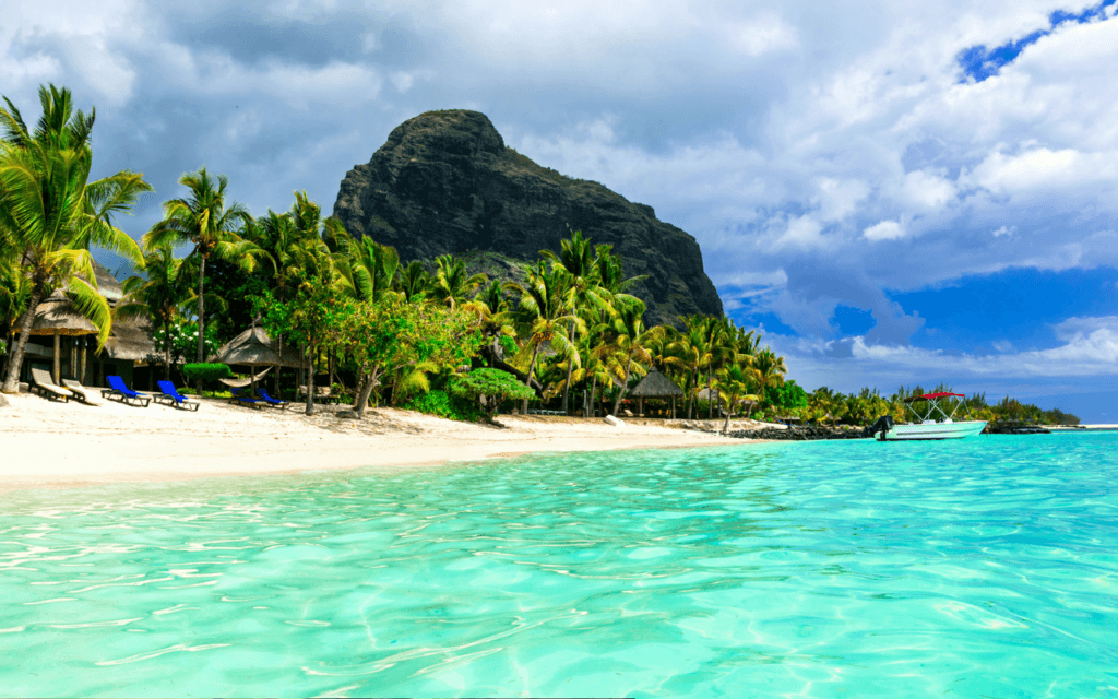 Baía Azul, Ilhas Maurício