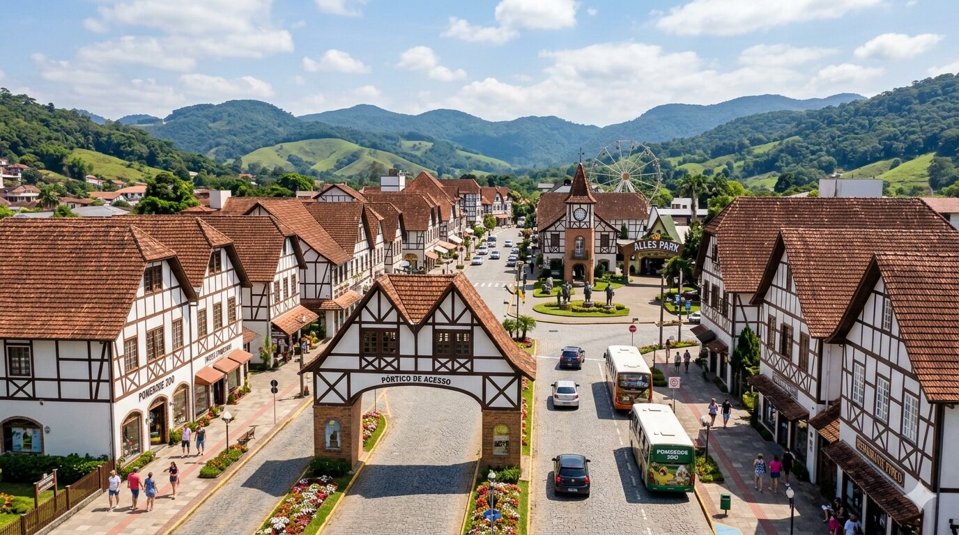 Pomerode, SC - destinos pelo Brasil que fazem sucesso com tanta beleza