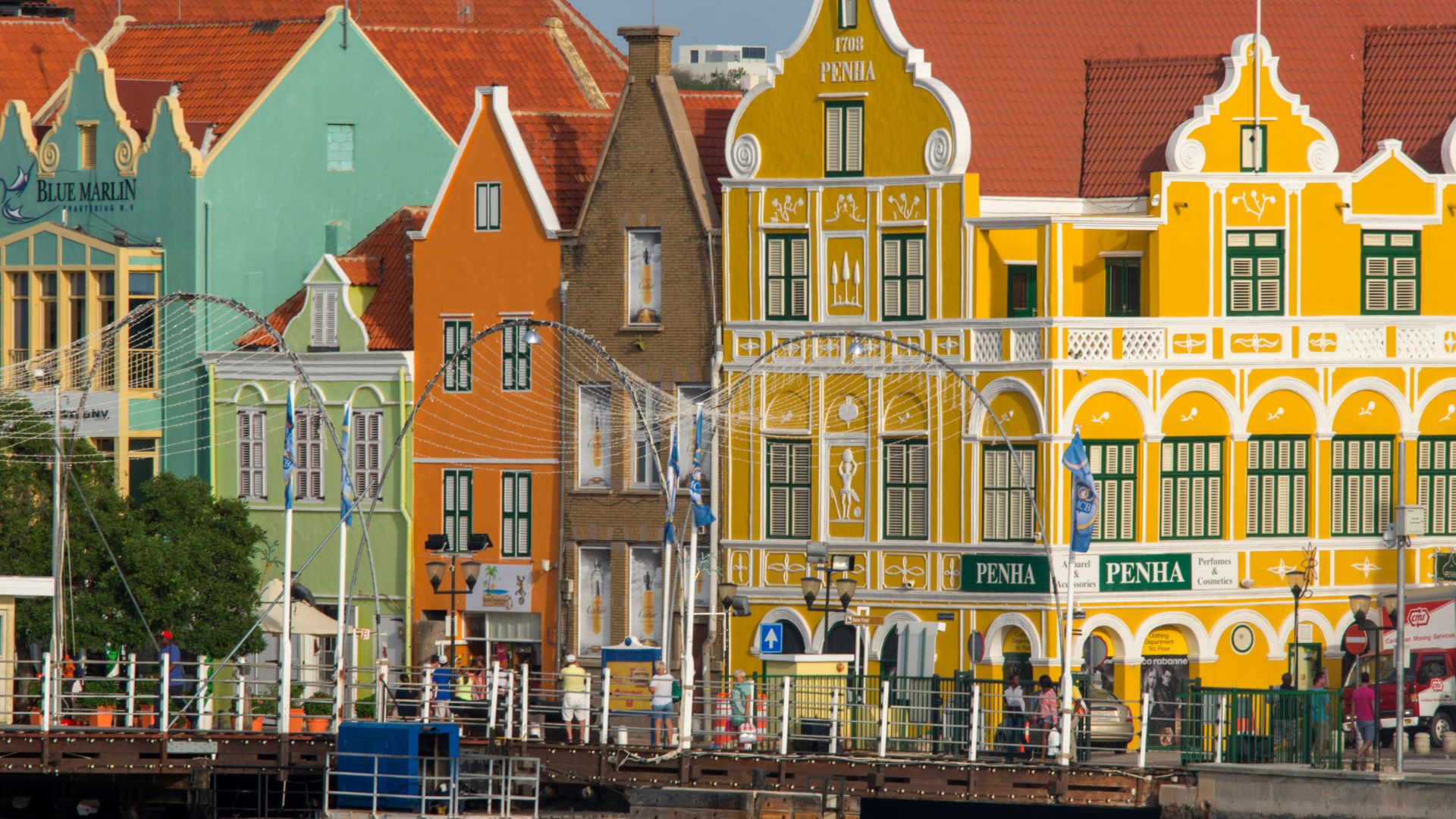 O que fazer em Curaçao - um dos pontos principais para conhecer é o Centrinho da cidade de Curaçao