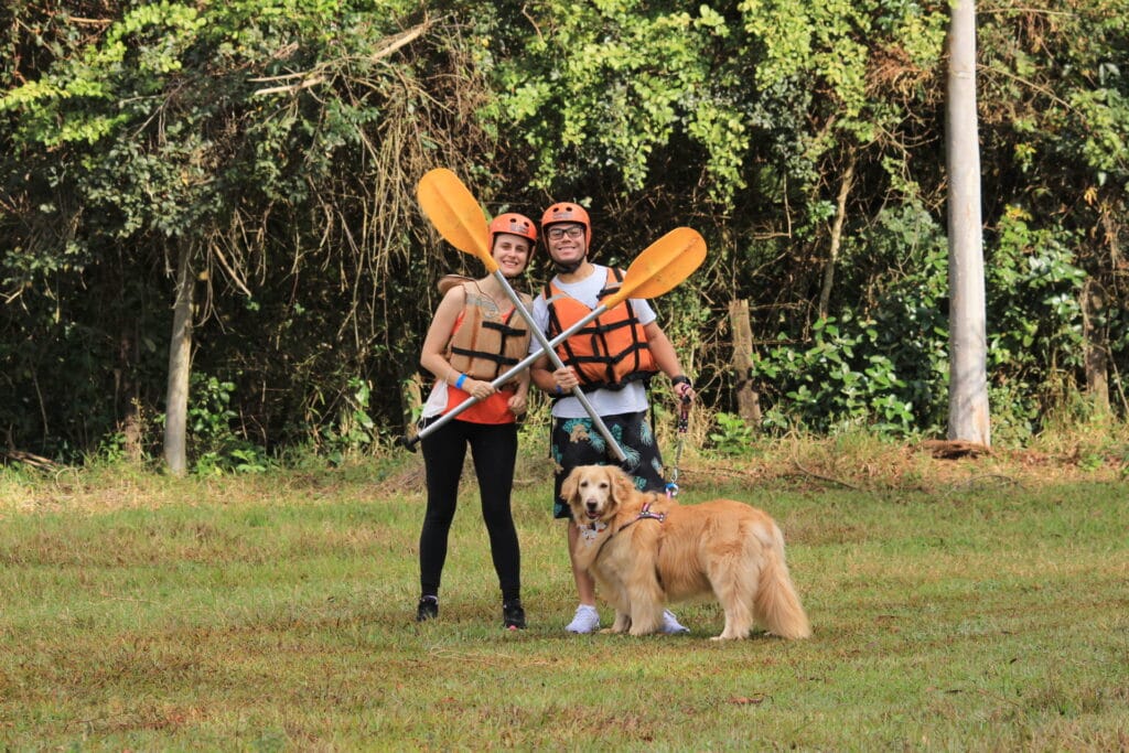 Um pouco antes de começar o rafting, o fotógrafo faz umas fotos bem legais!