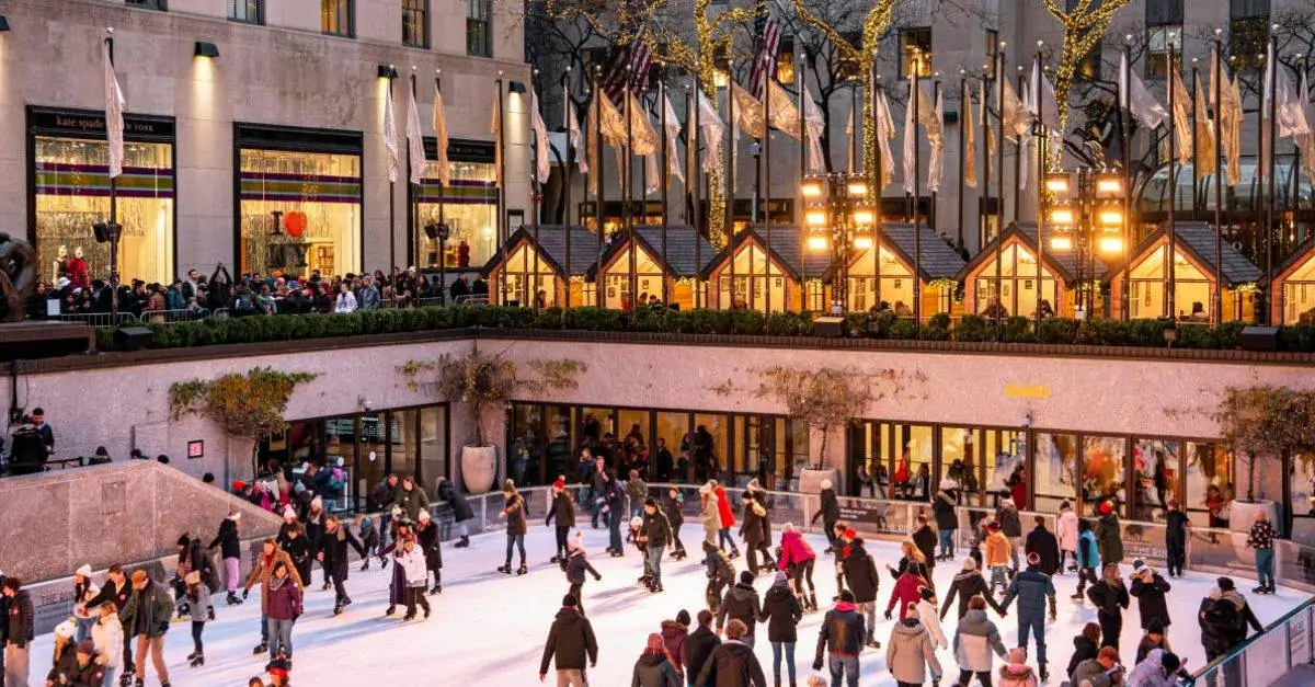 Patinar no Rockefeller Center - passeios imperdíveis em Nova York