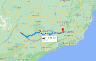 Como chegar em Tiradentes 2026