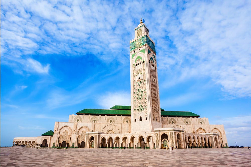 mesquita hassan em marrocos