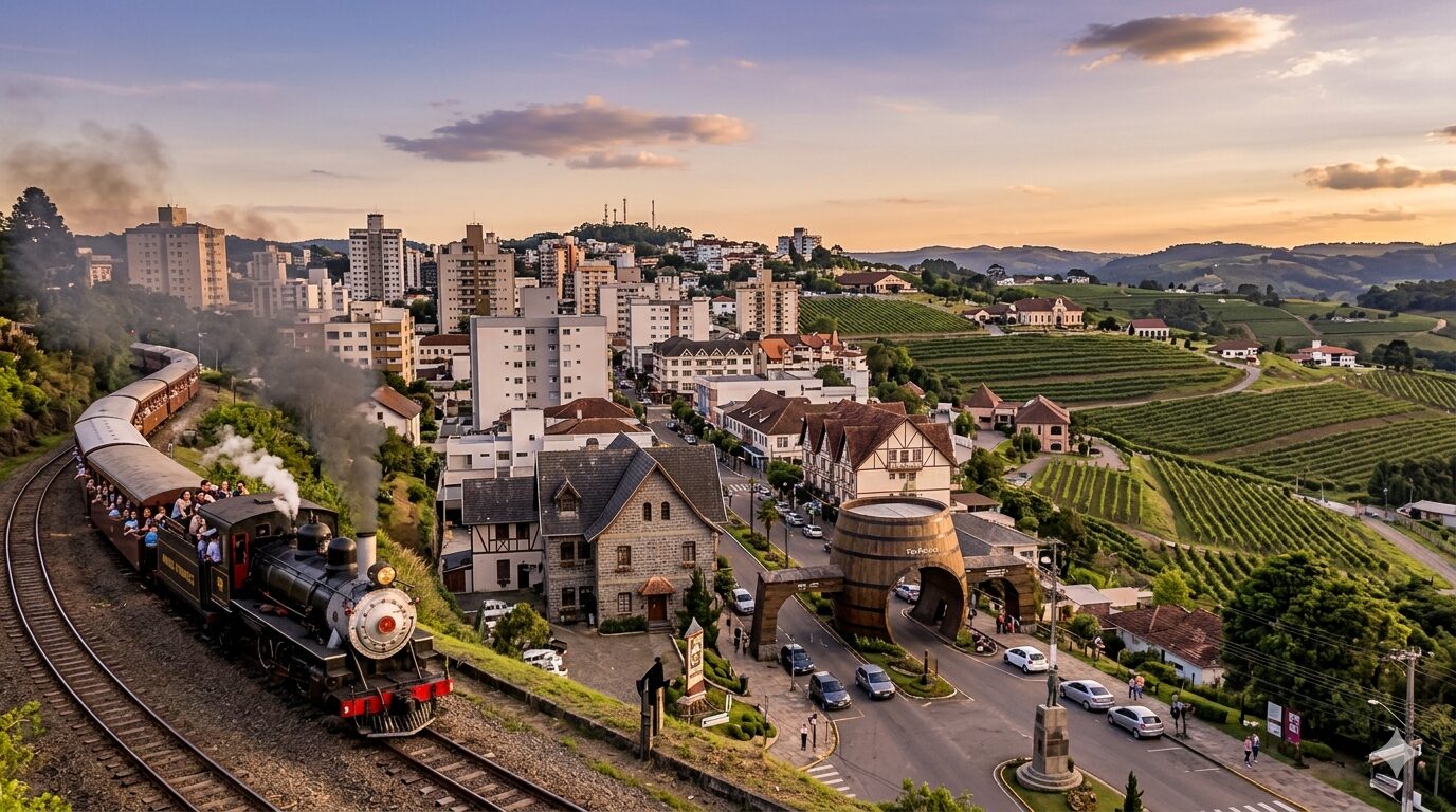 Bento Gonçalves, no Rio Grande do Sul - feriado prolongado de Novembro