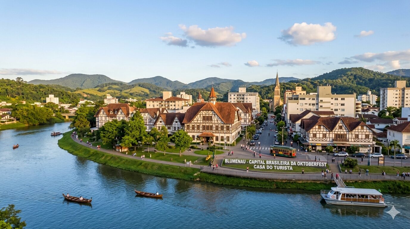 Blumenau, em Santa Catarina - feriado prolongado de Novembro