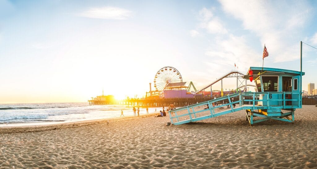 Praia Santa Monica, EUA - as 31 praias mais lindas do mundo