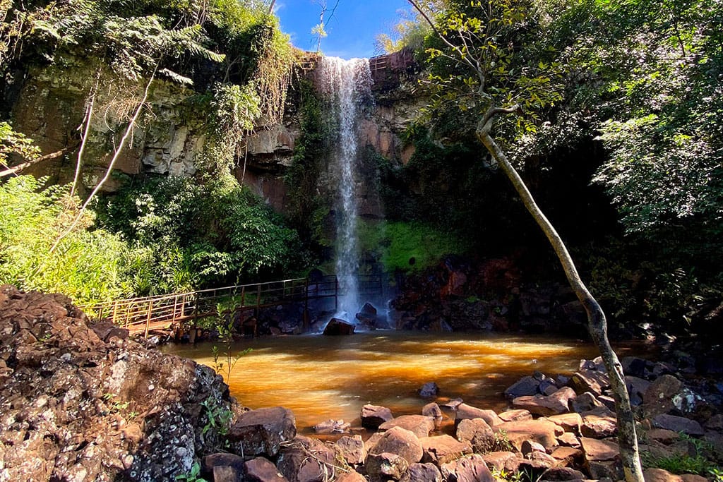 Canionismo na Cachoeira da Marta