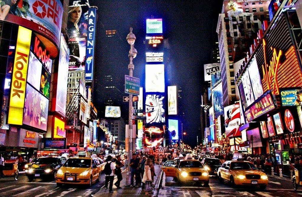 Nova York - Avenida Times Square - passeios imperdíveis em Nova York