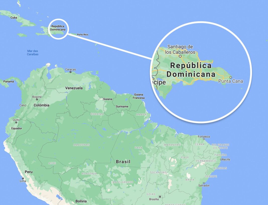 Mapa das praias de Punta Cana, na República Dominicana - Como Chegar em Punta Cana