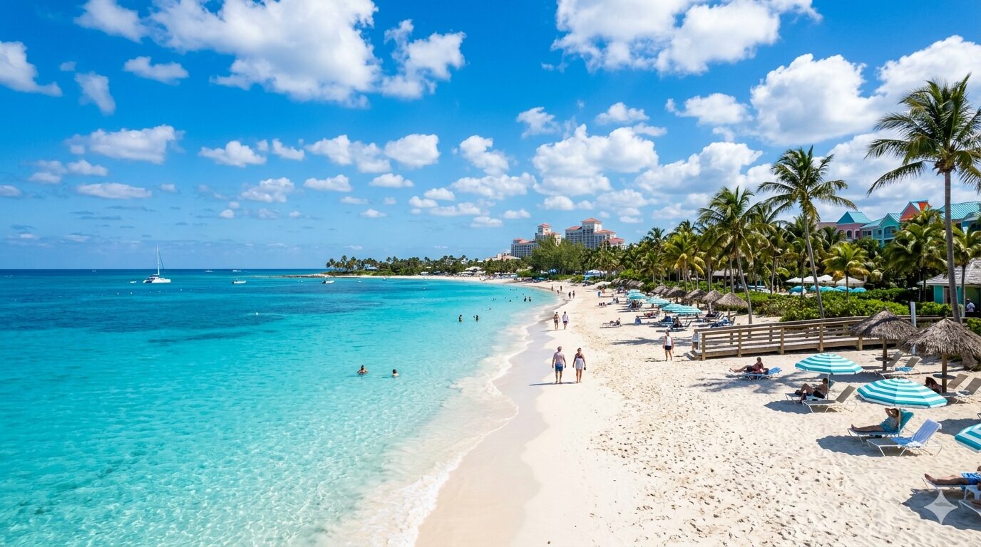 Passagem aérea promocional para Nassau em até 10x