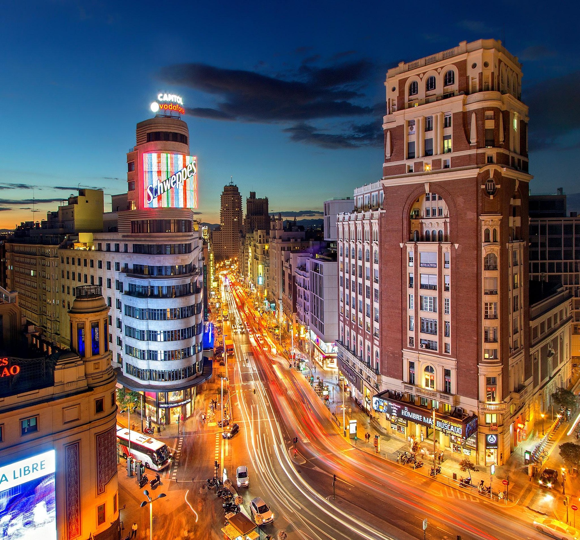 Passagem aérea para Madrid